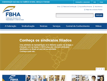 Tablet Screenshot of fbha.com.br